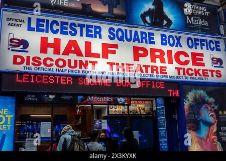 April 2024, London – Leicester Square Box Office Stockfoto