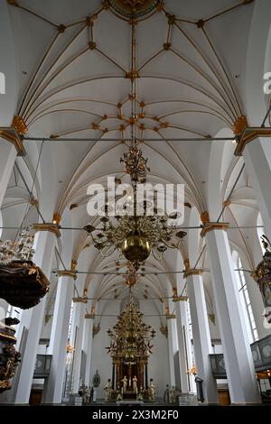 Kopenhagen, Dänemark - 17. Juli 2023: Trinitatis-Kirche in Kopenhagen. Berühmtes Wahrzeichen in Kopenhagen, Dänemark Stockfoto