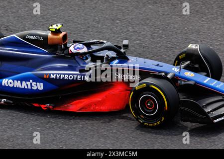 Suzuka Circuit, 6. April 2024: Logan Sargeant von Williams beim Formel-1-Grand-Prix von Japan 2024. Stockfoto