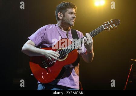 Estopa en vivo: José Manuel Muñoz (Gitarra) Stockfoto