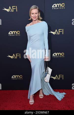 Hollywood, USA. April 2024. Naomi Watts kommt am 27. April 2024 zur AFI Life Achievement Award Gala Tribute an Nicole Kidman im Dolby Theatre in Hollywood, KALIFORNIEN. © Lisa OConnor/AFF-USA.com Credit: AFF/Alamy Live News Stockfoto