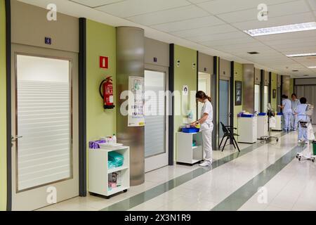 Hämatologie, Krankenhaus Donostia, San Sebastian, Gipuzkoa, Baskenland, Spanien Stockfoto