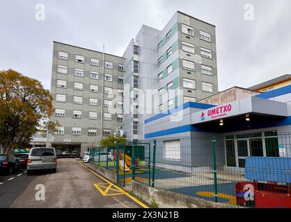 Aranzazu Gebäude, Krankenhaus Donostia, San Sebastian, Gipuzkoa, Baskenland, Spanien Stockfoto