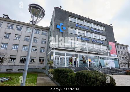 Aranzazu Gebäude, Krankenhaus Donostia, San Sebastian, Gipuzkoa, Baskenland, Spanien Stockfoto