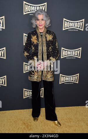 Jane Fonda bei der Homeboy Industries Lo Maximo Awards 2024 Gala im Hotel JW Marriott. Los Angeles, 27.04.2024 Stockfoto