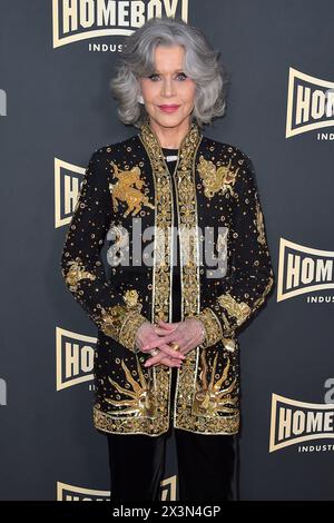 Jane Fonda bei der Homeboy Industries Lo Maximo Awards 2024 Gala im Hotel JW Marriott. Los Angeles, 27.04.2024 Stockfoto