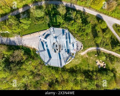 Aussichtsturm Schönbuchturm bei Herrenberg in Baden-Württemberg. // 14.04.2024, Herrenberg, Baden-Württemberg, Deutschland. *** Aussichtsturm Schönbuchturm bei Herrenberg in Baden Württemberg 14 04 2024, Herrenberg, Baden Württemberg, Deutschland Stockfoto