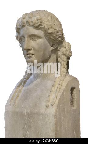 Marmor Herm von Apollo. Rom, Italien Stockfoto