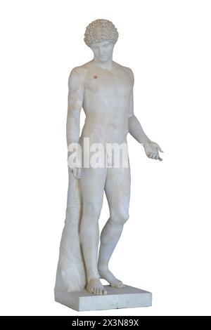 Das Kapitolinische Antinus - späthadrisches - frühe Antoninuskopie einer griechischen Hermes-Statue aus dem frühen 4. Jahrhundert v. Chr. Rom, Italien Stockfoto