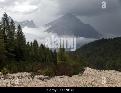 Monte Antelao, Südtirol, Dolomiten, Italien Stockfoto