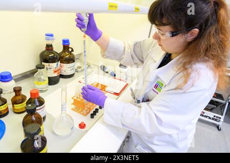 James Hutton Institute Science Laboratory Chemistry Stockfoto