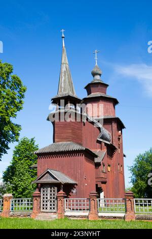 Kirche des Hl. Johannes des Theologen (1687-89), in der Nähe von Rostow Weliki, Goldener Ring, Oblast Jaroslawl, Russland Stockfoto