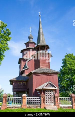 Kirche des Hl. Johannes des Theologen (1687-89), in der Nähe von Rostow Weliki, Goldener Ring, Oblast Jaroslawl, Russland Stockfoto