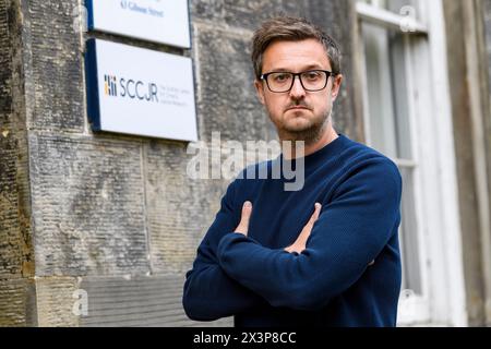 Alistair Fraser, Universitätsprofessor in Glasgow, der an der Scottish Violence Reduction Unit forscht. Stockfoto