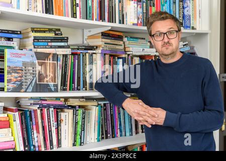 Alistair Fraser, Universitätsprofessor in Glasgow, der an der Scottish Violence Reduction Unit forscht. Stockfoto