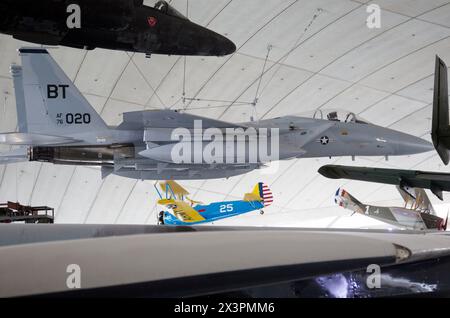 McDonnell Douglas F-15A Eagle, ein amerikanisches zweimotoriges, taktisches Allwetter-Kampfflugzeug. Stockfoto