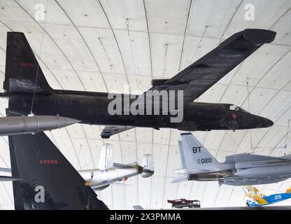 Lockheed U-2 C ein US-amerikanisches einmotoriges Höhenaufklärungsflugzeug, das ab den 1950er Jahren von der USAF und der CIA betrieben wurde. Stockfoto