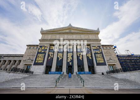 Chicago, 4. OCT 2023 - sonniger Blick auf das Field Museum Stockfoto