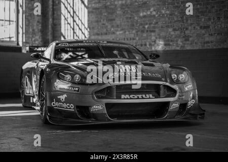 Aston Martin DBR9 Aston Martin Larbre Wettbewerb Le Mans 24 Std. 2007 Stockfoto