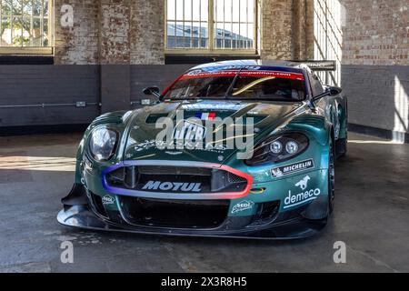 Aston Martin DBR9 Aston Martin Larbre Wettbewerb Le Mans 24 Std. 2007 Stockfoto