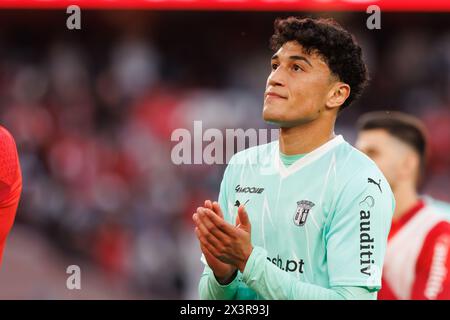 Vitor Carvalho während des Liga Portugal Spiels zwischen SL Benfica und SC Braga im Estadio da Luz, Lissabon, Portugal. (Maciej Rogowski) Stockfoto