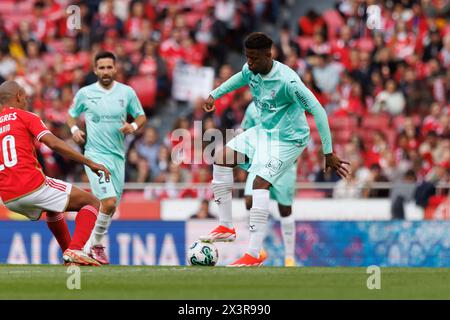 Simon Banza während des Liga Portugal Spiels zwischen SL Benfica und SC Braga im Estadio da Luz, Lissabon, Portugal. (Maciej Rogowski) Stockfoto