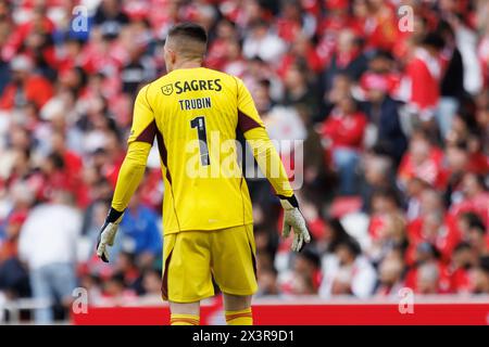 Anatoliy Trubin während des Liga Portugal Spiels zwischen SL Benfica und SC Braga im Estadio da Luz, Lissabon, Portugal. (Maciej Rogowski) Stockfoto