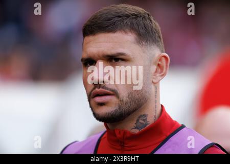 Morato während des Liga Portugal Spiels zwischen SL Benfica und SC Braga im Estadio da Luz, Lissabon, Portugal. (Maciej Rogowski) Stockfoto