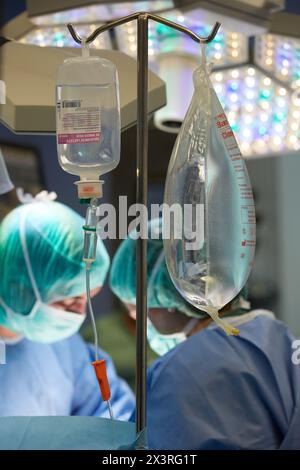 Intervention Prostata, Urologie-OP-Saal, Operation, Krankenhaus Donostia, San Sebastian, Gipuzkoa, Baskisches Land, Spanien Stockfoto