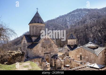 Das antike armenische Kloster Haghartsin aus dem 11. Bis 13. Jahrhundert in der armenischen Provinz Tawusch Stockfoto