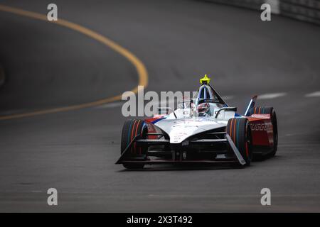 17 NATO Norman (fra), Andretti Global, Porsche 99X Electric, Action beim Monaco ePrix 2024, 6. Treffen der ABB FIA Formel E Weltmeisterschaft 2023-24, auf dem Circuit de Monaco vom 25. Bis 27. April 2024 in Monaco - Foto André Ferreira / DPPI Stockfoto