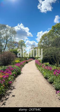 Frühling in Dunham Massey Hall and Gardens Stockfoto