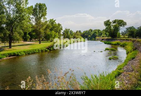 Connor Battlefield State Historic Site, Battlefield in Ranchester, Wyoming, USA Stockfoto