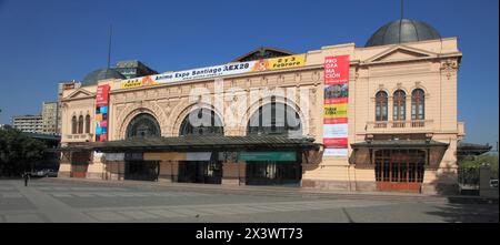 Chile, Santiago, Centro Cultural Estación Mapocho, Kulturzentrum, Stockfoto