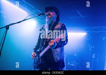 Mailand, Italien, 21. Januar 2024. Die US-amerikanische Rockband Christopher Shayne tritt live bei Legend in Mailand auf. Credits: Maria Laura Arturi/Alamy Live News Stockfoto