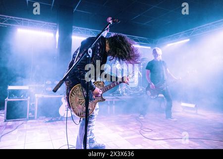 Mailand, Italien, 21. Januar 2024. Die US-amerikanische Rockband Christopher Shayne tritt live bei Legend in Mailand auf. Credits: Maria Laura Arturi/Alamy Live News Stockfoto