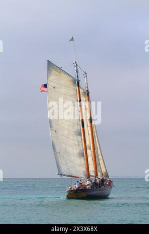 Usa, Florida. Key West, Schooner Stockfoto