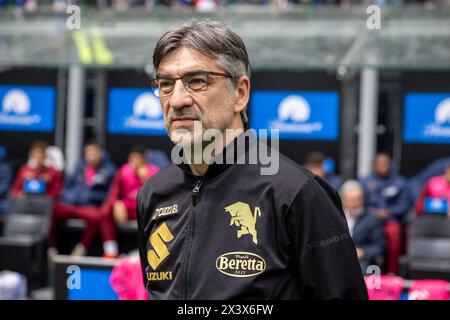 Mailand, Italien - 28. april 2024 - Inter vs Torino Serie A - ivan juric Head Coach turin Credit: Kines Milano/Alamy Live News Stockfoto