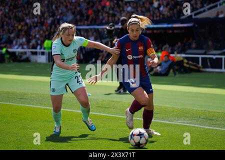 Barcelona, Spanien. April 2024. Alexia Putellas spielte beim Spiel der UEFA Women's Champions League zwischen dem FC Barcelona und Chelsea FC Stockfoto