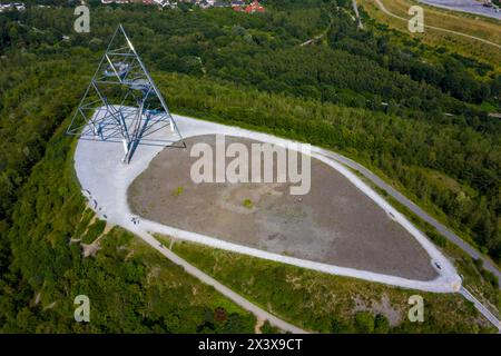 Deutschland, Ruhrgebiet, Nordrhein-Westfalen, Bottrop, Tetraeder auf der Beckstraße Stockfoto
