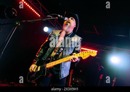 Mailand, Italien, 21. Januar 2024. Die US-amerikanische Rockband Christopher Shayne tritt live bei Legend in Mailand auf. Credits: Maria Laura Arturi/Alamy Live News Stockfoto