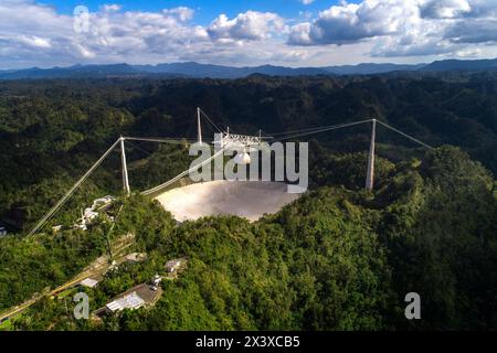 USA, Porto Rico, Arecibo Observatory Stockfoto