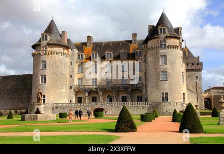 Frankreich, Nouvelle Aquitaine, Maritime Département Charente (17), Saint Porchaire, Schloss La Roche Courbon Stockfoto
