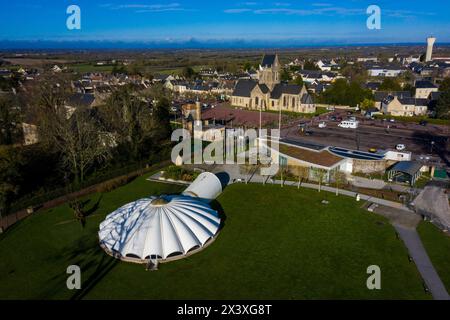 Frankreich, Calvados (14), Basse Normandie, Airborne Museum, Sainte-Mere-Eglise Stockfoto