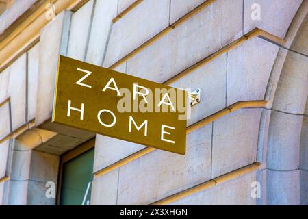 Frankreich, Hauts de France, Lille. Zara Home Stockfoto