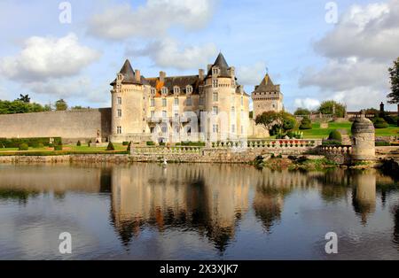 Frankreich, Nouvelle Aquitaine, Maritime Département Charente (17), Saint Porchaire, Schloss La Roche Courbon Stockfoto