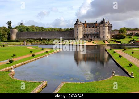 Frankreich, Nouvelle Aquitaine, Maritime Département Charente (17), Saint Porchaire, Schloss La Roche Courbon Stockfoto