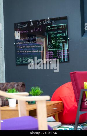Coworking und fablab Stockfoto