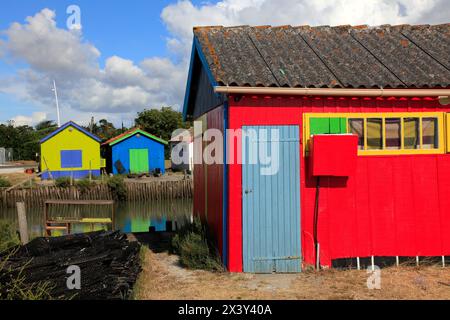 Frankreich, Nouvelle Aquitaine, Charente Maritime (17), Insel Oleron, Le Chateau d'Oleron Stockfoto