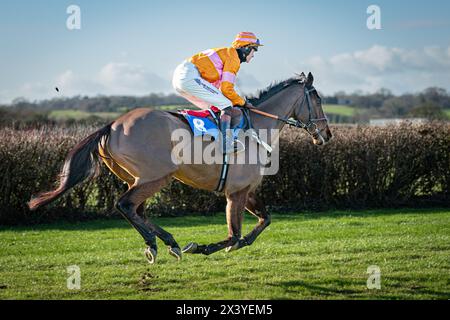 Wincanton Hürdenrennen, Donnerstag, 20. Januar 2022 Stockfoto